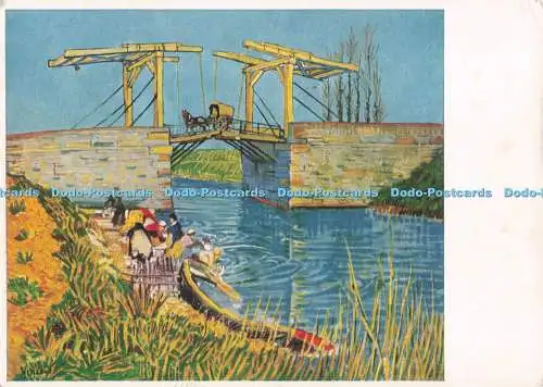 D287233 Otterlo Rijksmuseum Kroller Muller Brucke in Arles Vincent Van Gogh VEB