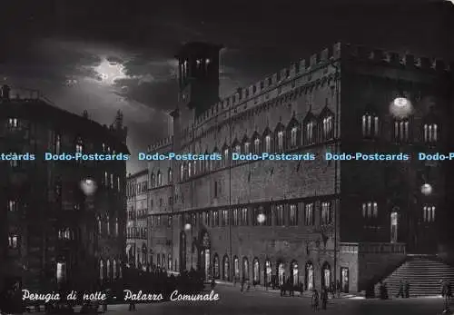 D280322 Perugia di Notte Palazzo Comunale Alterocca RP