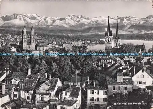 D285012 Zürich von der Urania aus Photoglob Wehrli AG