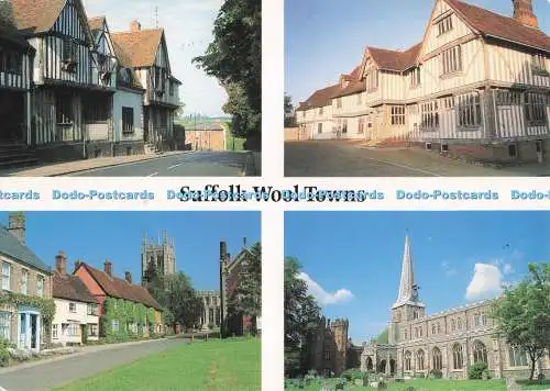 D282723 Suffolk Wool Towns Sudbury Salters Hall Lavenham Guildhall Long Melford