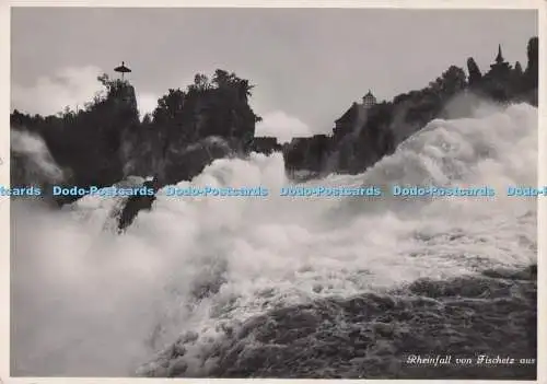 D285014 Rheinfall von Fischetz aus Schloss Laufen E Goetz Luzern