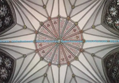 D278155 York Minster The Chapter House Roof Pitkin Pictorials