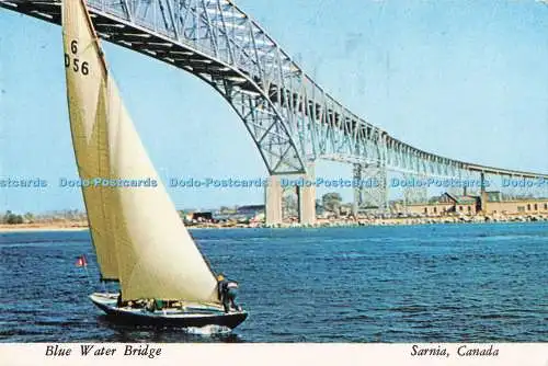 D287274 Canada Sarnia Blue Water Bridge Sigal Brothers Plastichrome Barbara Harv