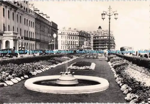D287291 Eastbourne Carpet Gardens and Illuminated Fountain Valentine RP
