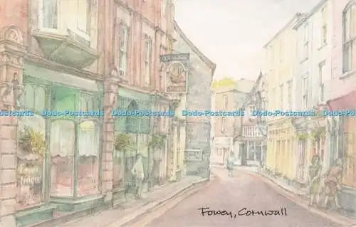 D287293 Fowey Cornwall Town and Country Prints David Skipp