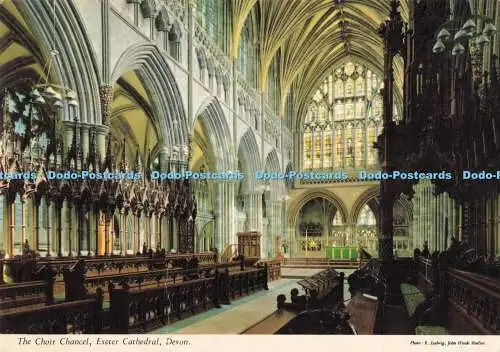 D282760 Devon Exeter Cathedral The Choir Chancel John Hinde Ltd E Ludwig