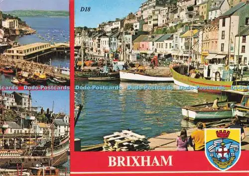 D282768 Brixham Europa Karte Multi View 1988