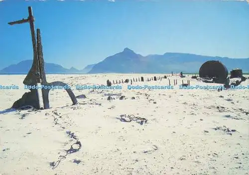 D287306 Schiffswrack am langen Strand in der Nähe von Kommetjie Wayron Postkarte Mark Van Aardt Ro