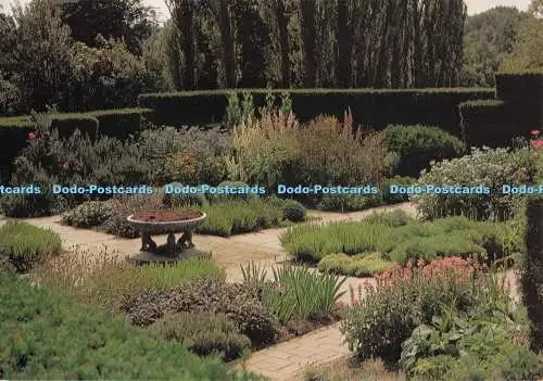 D280393 Kent Sissinghurst Castle Gardens The Herb Gardens Larkfield Druck März