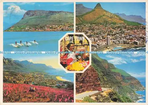 D287307 Kapstadt Surfer bei Fish Hoek Arthur englische Drucke mehrere Ansichten