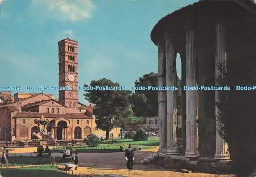 D285069 Roma Tempio di Vesta e Chiesa S Maria in Cosmedin RP 1961