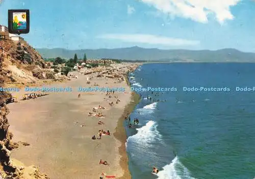 D285071 Torremolinos Costa del Sol Felsenstrand Fisa Escudo de Oro Dominguez