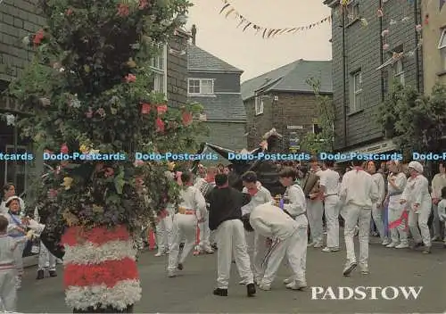 D278217 Padstow The Obby Oss Dance J Salmon