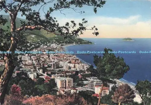 D287334 Riviera dei Fiori Alassio Gesamtansicht A R C A Stab Grafico Cesare Capel