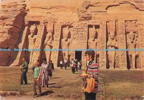D278232 Postkarte Der Tempel von Abu Sembel
