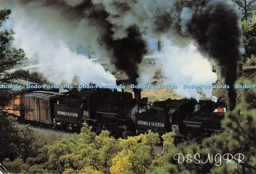 D278236 The Durango Silverton Scenic Railroad Sanborn Souvenir Ron Ruhoff