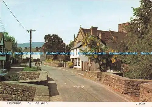 D287352 Presteigne auf Lugg Bridge Richter C 3778 X