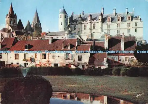 D287397 Couleurs et Lumiere de France Val de Loire Chateau de Loches Indre et Lo