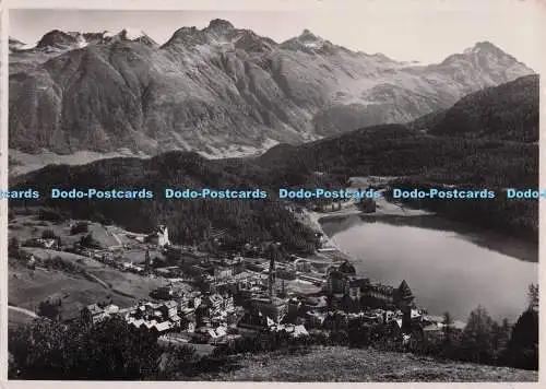 D278290 St Moritz mit Languardkette Fotoglob Wehrli