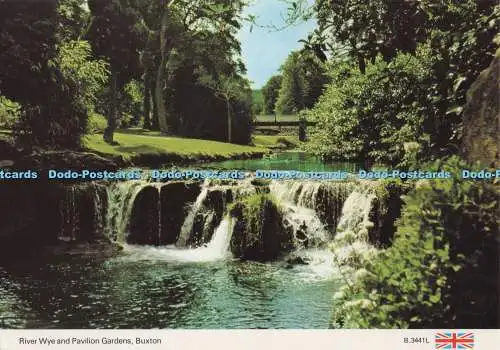 D278310 Buxton River Wye and Pavilion Gardens E T W Dennis P Wilcock