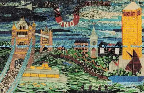 D278316 Tower Bridge und das Themse-Mosaik von Time and Talents Art and Craft Gro