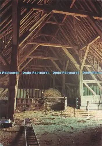 D282968 Cressing Temple Innenansicht der Weizenscheune Essex aus dem 13. Jahrhundert