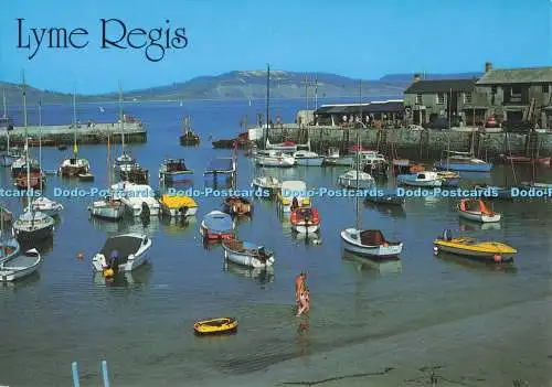 D282970 Lyme Regis The Harbour Entrance J Salmon Ltd Cameracolour