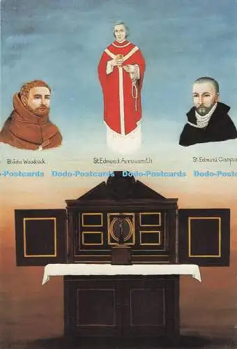 D280568 Der alte Missionsaltar, auf dem Märtyrer das heilige Opfer des