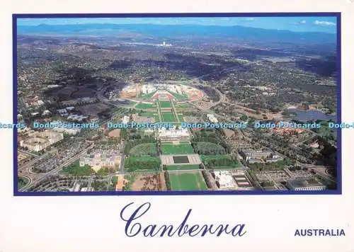 D285246 Australien Canberra Luftaufnahme des parlamentarischen Dreiecks mit dem Ne