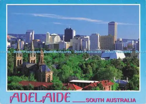 D285249 Adelaide South Australia City Skyline from North Adelaide Nucolourvue Pr