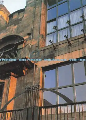 D283039 North Facade Ironwork of the Glasgow School of Art 1899 Magna Books Char