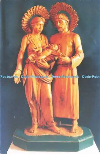 D283045 Die Heilige Familie Lindenholzschnitzerei H 50 Zoll von Arthur De Mowbray Thought F