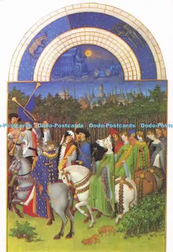 D283051 Chantilly Musee Conde May A Cavalcade from Les Tres Riches Heures du Duc