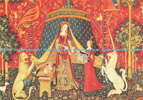 D283052 Paris Musee de Cluny A Mon Seul Desir Detail aus dem Wandteppich La Dame a