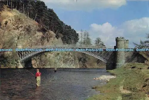 D287555 Banffshire Craigellachie River Spey Craigellachie Bridge J Arthur Dixon