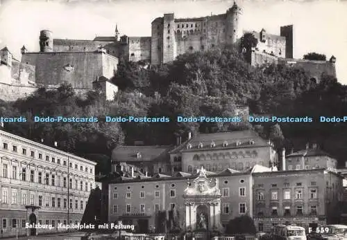 D283057 Salzburg Kapitelplatz mit Festung Makart RP