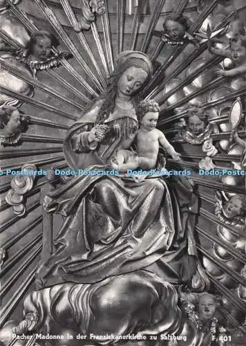D283058 Pacher Madonna in der Franziskanerkirche zu Salzburg Makart RP