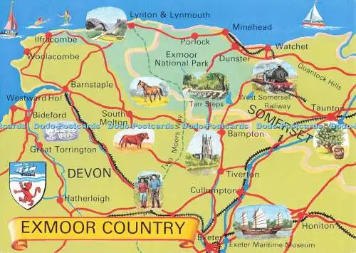 D280667 Exmoor Country Minehead Lynton und Lynmouth Porlock Watchet Richter von Ha