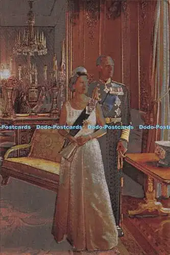 D285345 H M Queen Elizabeth II and H R H Duke of Edinburgh A Tayfoil Product Con