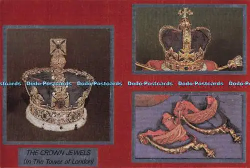 D285347 The Crown Jewels in the Tower of London A Tayfoil Product Connoisseur Ca