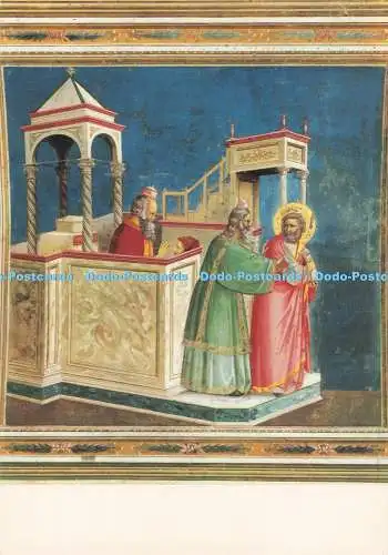 D283075 Padova Cappella degli Scrovegni Firenze Joachim wird aus dem Tempel gefahren