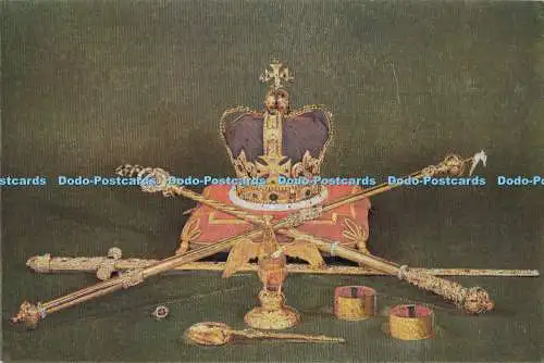 D285350 The Crown Jewels To be Seen in the Tower of London St Edwards Crown The