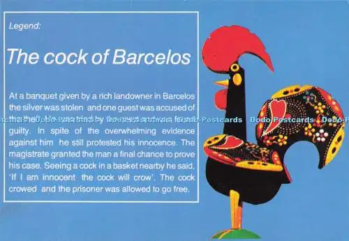 D285390 Legend The Cock of Barcelos Portugal Foto Vista