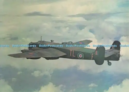D280722 Handley Page Halifax BII Serie I viermotoriger schwerer Bomber mit Besatzung