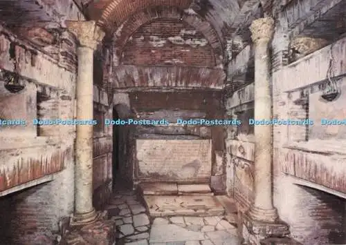 D285397 Catacombe di S Callisto Die Krypta der Päpste 3. Jahrhundert Fotocolor