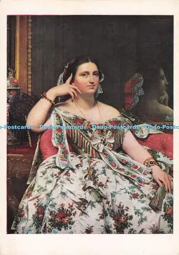 D287630 National Gallery Madam Moitessier Seated Jean Auguste Dominique Ingres C