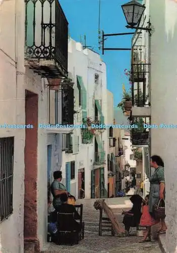 D278535 Peniscola Castellon Typical Street F Castell