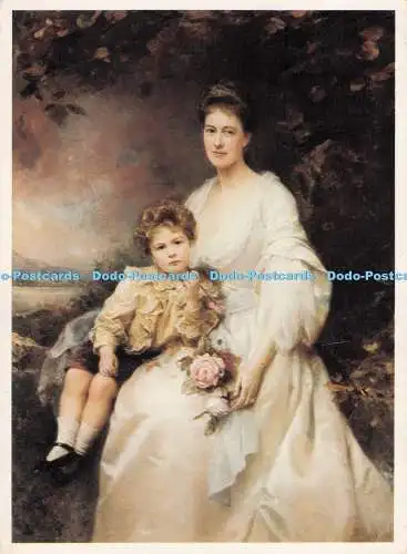 D287638 Leeds Kunstgalerien Lotherton Hall Porträt von Frau Laura Gwendolen Dalto