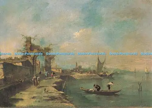 D283139 Holburne of Menstrie Museum Küstenszene Unichrome Francesco Guardi