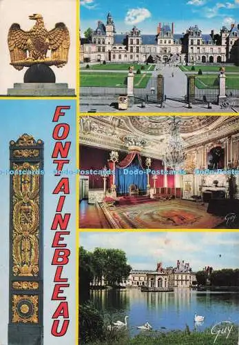 D287642 Fontainebleau Le Palais Imperial L un des Montants Decores du Portail La